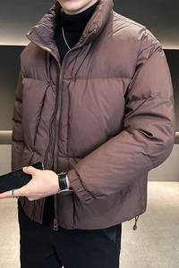 B320-83398-P265新标90绒锦纶立领羽绒服男2025年冬季新款外套图片