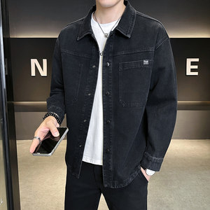 店主风牛仔夹克男士休闲时尚2025新款外套男装B320-1686-P115图片