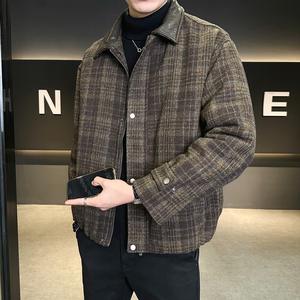 新标95绒 小香风羽绒服男士2025新款外套男装B320-859240-P265，男装羽绒服，电商B320