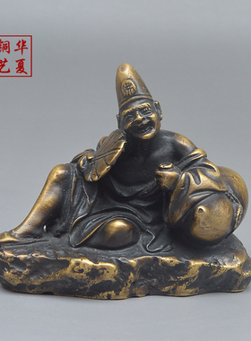 仿古风佛像全铜桌面创意艺术品