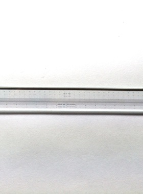 测量 玻璃尺 微分划板 刻劃片 120X12X2mm 精度0.1mm 量程100mm