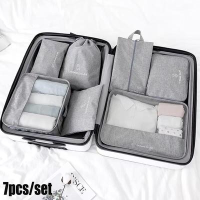 Compression Packing Cubes Organizer Travel Bag Luggage跨境的