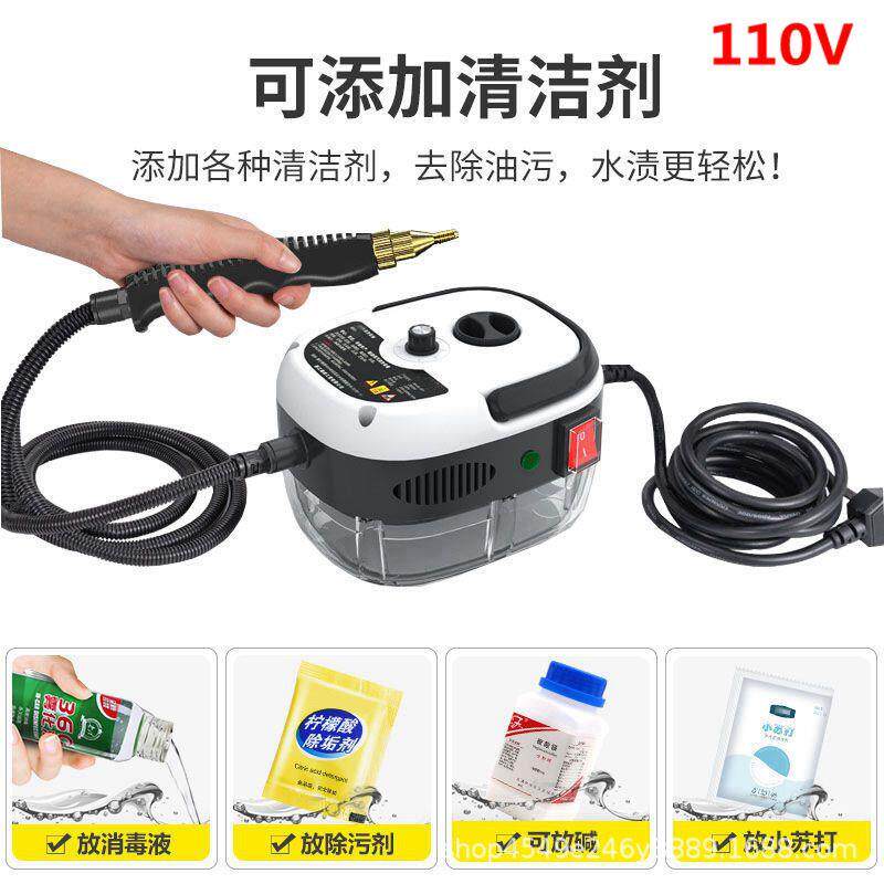 跨境高温蒸汽清洗机110V台湾美规汽车空调厨房油烟机高压家政清洁