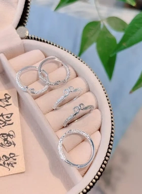 足银990推拉悟空紧箍咒戒指男女款国风神话周边开口指环