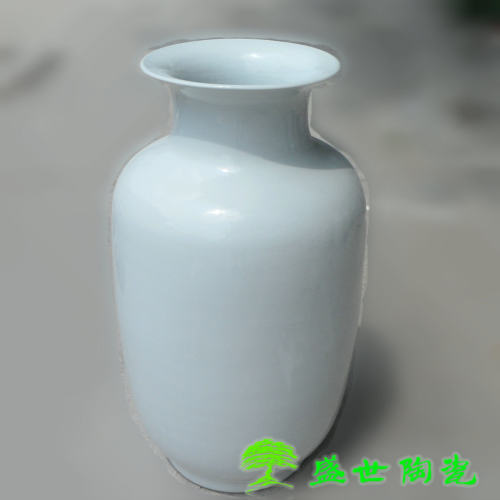 景德镇素色客厅摆件大号落地花瓶