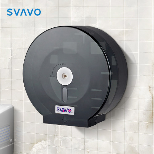 瑞沃大卷纸巾盒挂式免打孔卫生间