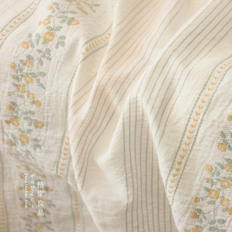 韩国单水洗立体刺绣花卉纯棉布料床单被套床帘衣服桌布手工面料,居家布艺,海绵垫/布料/面料/手工diy,淘宝优惠券,粉丝福利购,淘宝优惠卷