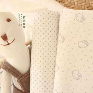 特价韩国帆布细纱Kitty衣服床品装饰发圈桌布床单纯棉布料面料