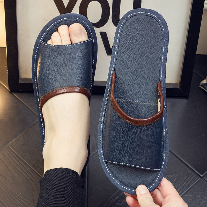 夏季真皮凉拖鞋女居家情侣款家用室内防滑软底夏天牛皮一字拖鞋男,居家布艺,居家凉拖/凉鞋,淘宝优惠券,粉丝福利购,淘宝优惠卷