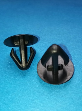 环保尼龙黑色快速伞形单体铆钉GA-C93-01,简易钉,面板单扣8MM卡孔