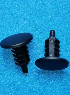 环保黑色尼龙倒刺型胶钉GA-C4299-01,树型铆钉,盲孔钉卡孔3~3.5MM