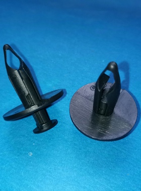 环保尼龙黑色紧固卡扣GA-C605-01膨胀铆钉子母扣,穿心钉卡孔8.5MM