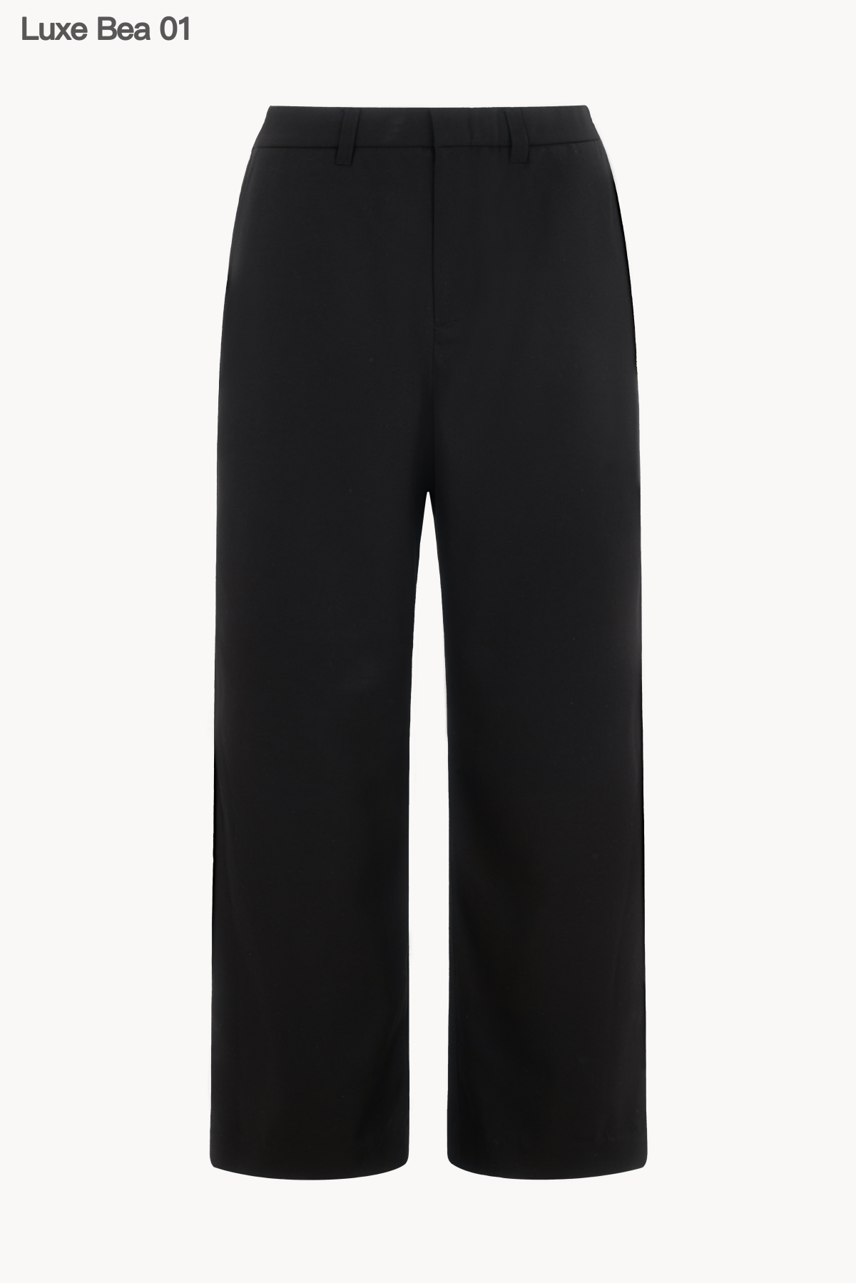 thumbnail for LUXEBEA summer draped linen wide-leg pants with modal tencel pocket cloth + fully covered inside