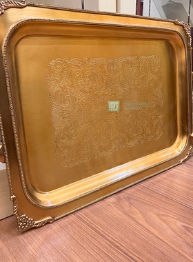 LISA'SHOME黄铜茶盘托盘轻奢