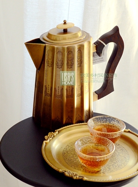 印度手工黄铜轻奢摆件