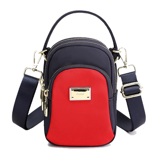 放手机的小包包女2025新款时尚迷你小挎包手机袋斜挎包牛津手机包