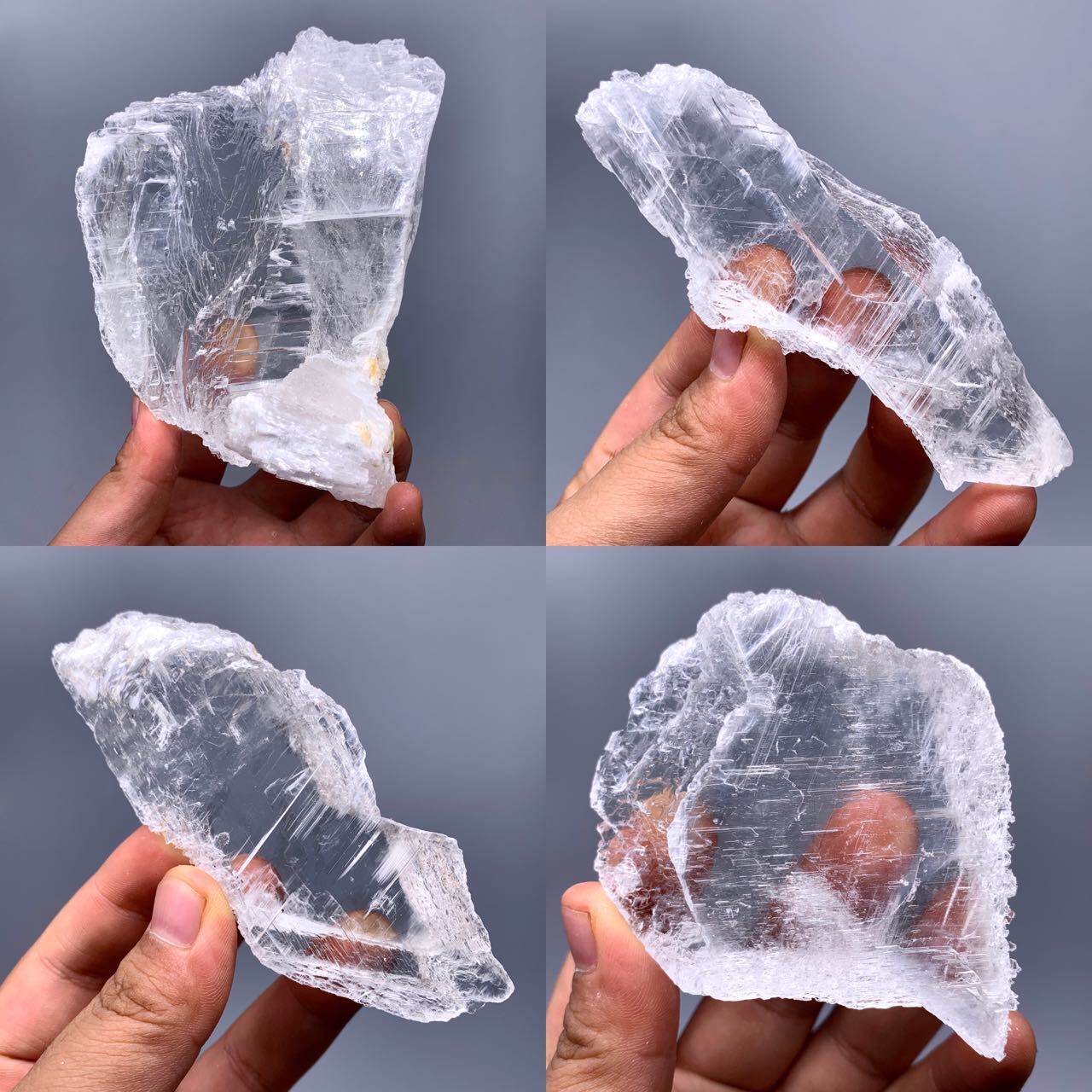 透明石膏  天然矿物晶体矿石标本原石宝石奇石摆件观赏石收藏