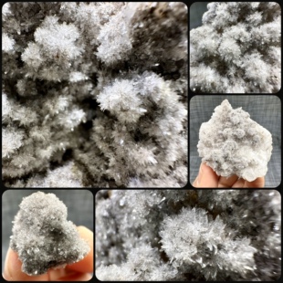 云南雪花异极矿天然原矿石矿物晶体标本摆件教学观赏收藏奇石宝石