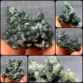 内蒙墨绿鱼眼石天然矿物晶体矿石标本原石宝石奇石摆件观赏石收藏