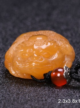 老挝北部黄金蟾创意摆件艺术品文玩盘件养生手把件2.3x3.8x1.2cm