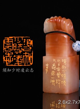 须知少时凌云志题三十计小象文学手工篆刻书法书画印章闲章老挝官