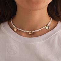 EssenceJewelry Fashion Geometric AloY Butterfly NEck Chain NECKL