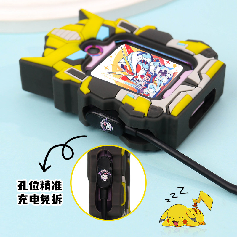 适用小天才电话手表表带Z10儿童Z9Z8挂脖Z6proD2Q2AD3S保护套挂绳
