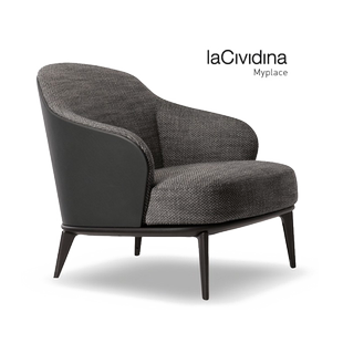 轻奢单椅 沙发椅 皮椅 单人高背椅 北欧单椅休闲椅书房椅卧室椅