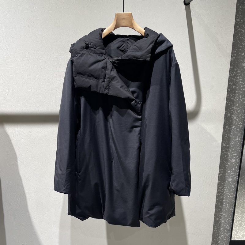 LESS国内代购2024冬白鸭绒两面穿中长款羽绒服2O0C12740-3995
