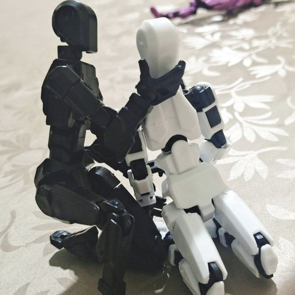 原创幸运人偶13关节可动3D打印人偶第3代假人玩偶DIY全身解压神器