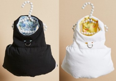 燕子萌宠屋韩国代购louisdog宠物猫狗秋冬保暖双面可穿有机棉马甲