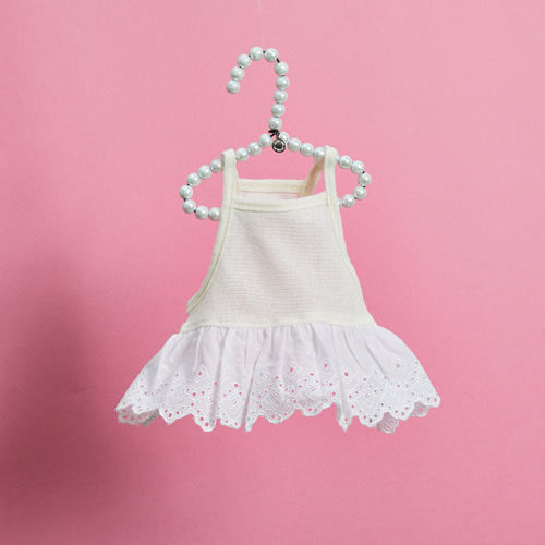 燕子萌宠屋韩国代购Louisdog小型猫狗夏季吊带连衣裙