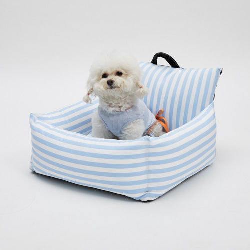 燕子萌宠屋韩国代购 louisdog宠物猫狗时尚条纹车载窝