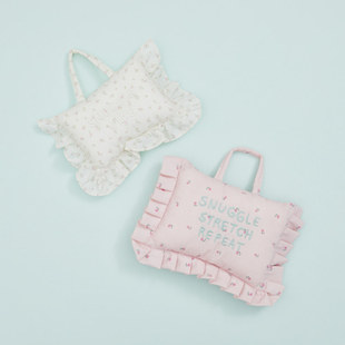 燕子萌宠屋韩国代购Louisdog小型猫狗枕头玩具带提手