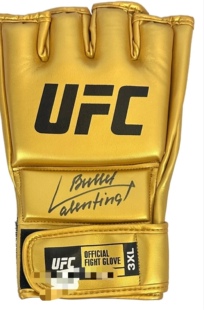 舍甫琴科亲笔签名拳套  ufc冠军