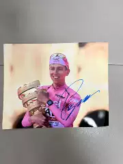 Pogacar's Autograph, 10inch Large Photos, Tour De France Cyclist