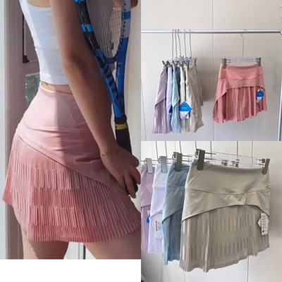 瑜伽短裙速干防走光健身网球裙