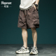 冰丝工装 速干五分裤 短裤 夏季 男美式 潮流宽松薄款 子透气休闲运动裤