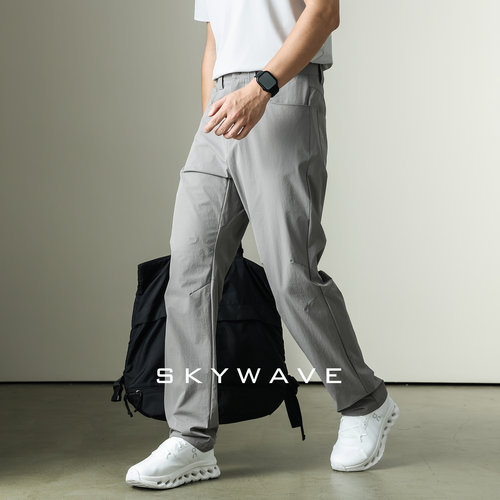 轻量易打理直筒裤弹力户外长裤男