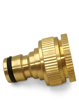 优质纯铜 4分6分通用内螺纹水龙头接头 奶嘴接头 快接接头