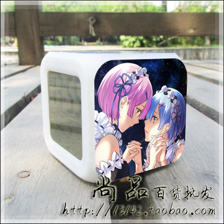 包邮re从零开始的异世界生活蕾姆 拉姆闹钟/雷姆 拉姆电子闹钟#1