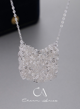 S925纯银锁骨链女生轻奢高级项链