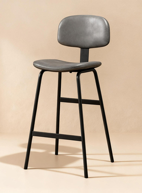 吧台椅轻奢高脚凳前台旋转酒吧凳子收银台椅子家用吧椅商用岛台椅