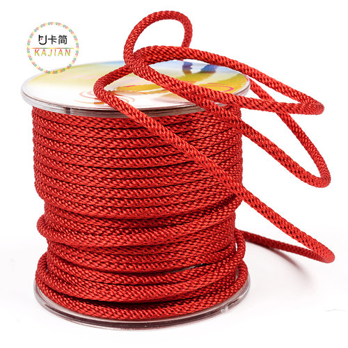 diy手工编织材料玉米红线绳