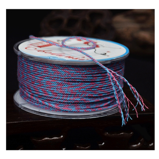 1mm手搓棉线星月菩提diy文玩线绳手串无弹力耐磨串珠编织棉绳子