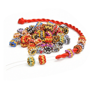 金线平结线圈璎珞圈配件菠萝扣diy手工编织红绳手链项链饰品配饰