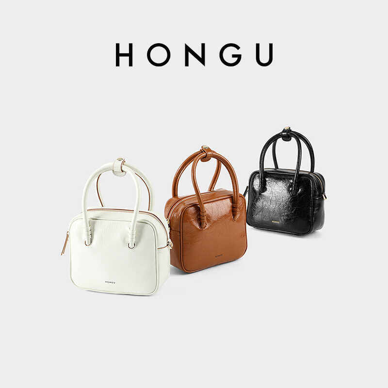 红谷女包2025新款牛皮小方包真皮小众复古单肩包休闲斜挎包手拎包,箱包皮具/热销女包/男包,小方包,淘宝优惠券,粉丝福利购,淘宝优惠卷