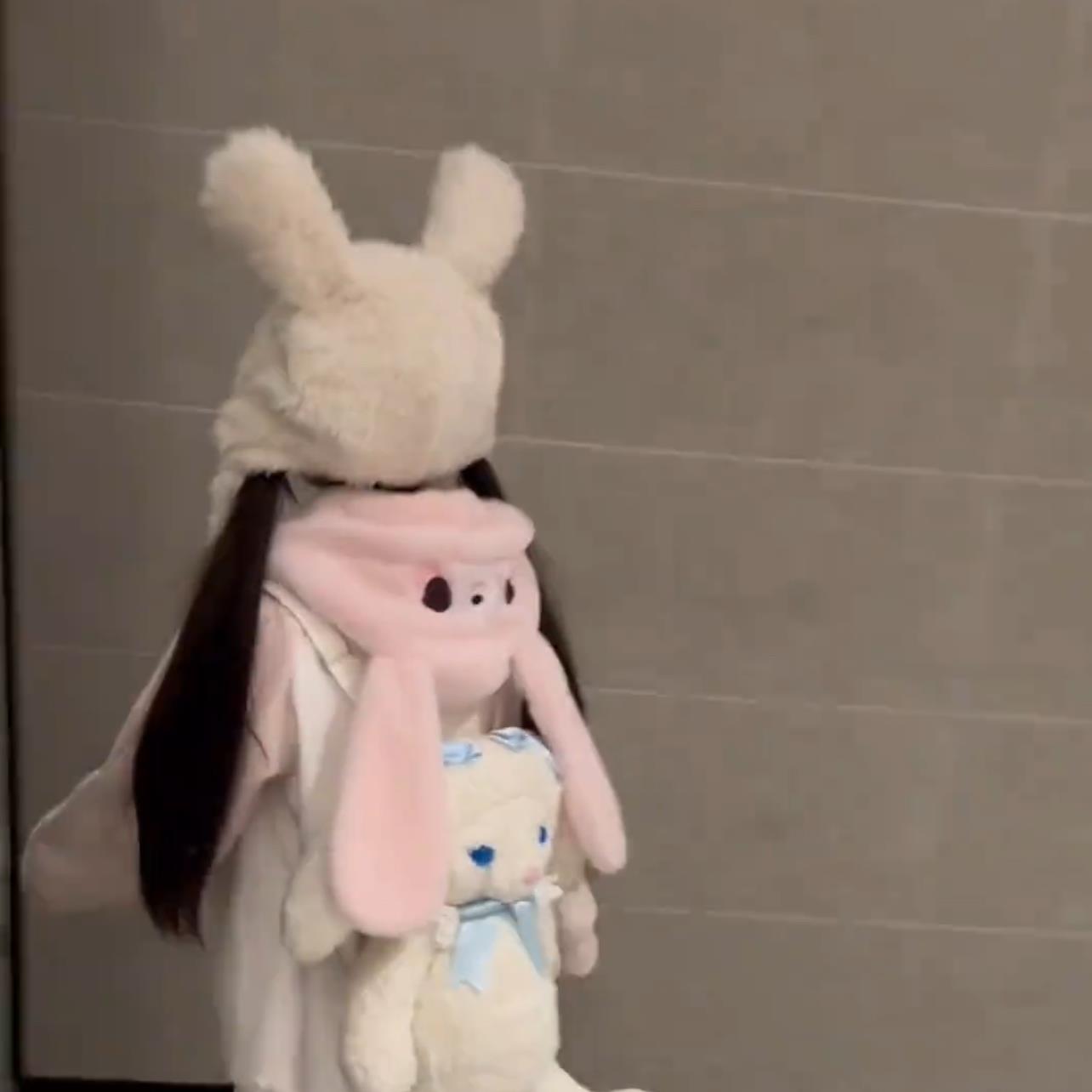 2025新款可爱毛绒兔耳朵