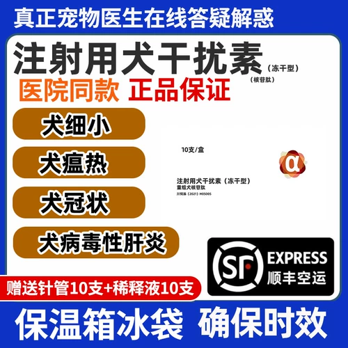 Собака -интерферон собака тонкая собачья вирус вируса вируса вируса и разбавления кровавого нерва, лихорадочный гепатит короновый нуклеозидный пептид