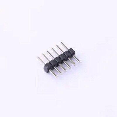DZ127R-11-06-25 1x6P 间距:1.27mm 方针 直插 插件,P=1.27mm 排
